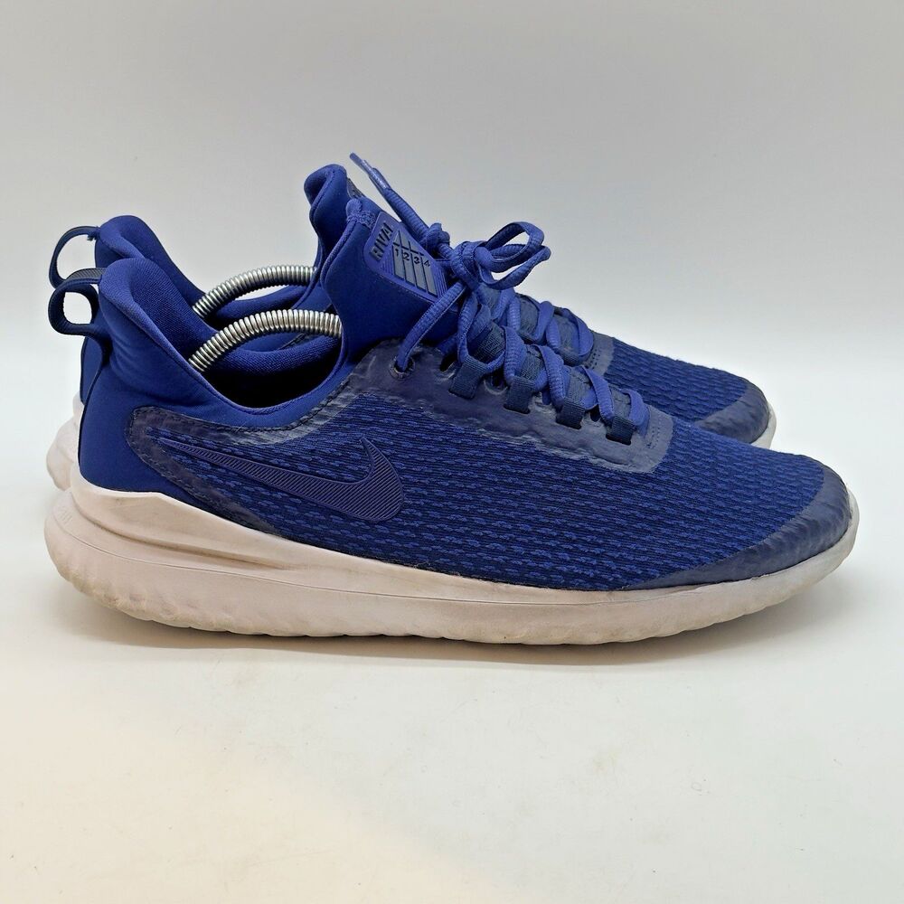 Nike Renew Rival Running Shoes AA7400-401 Men's 12 Blue Void White Low Sneakers